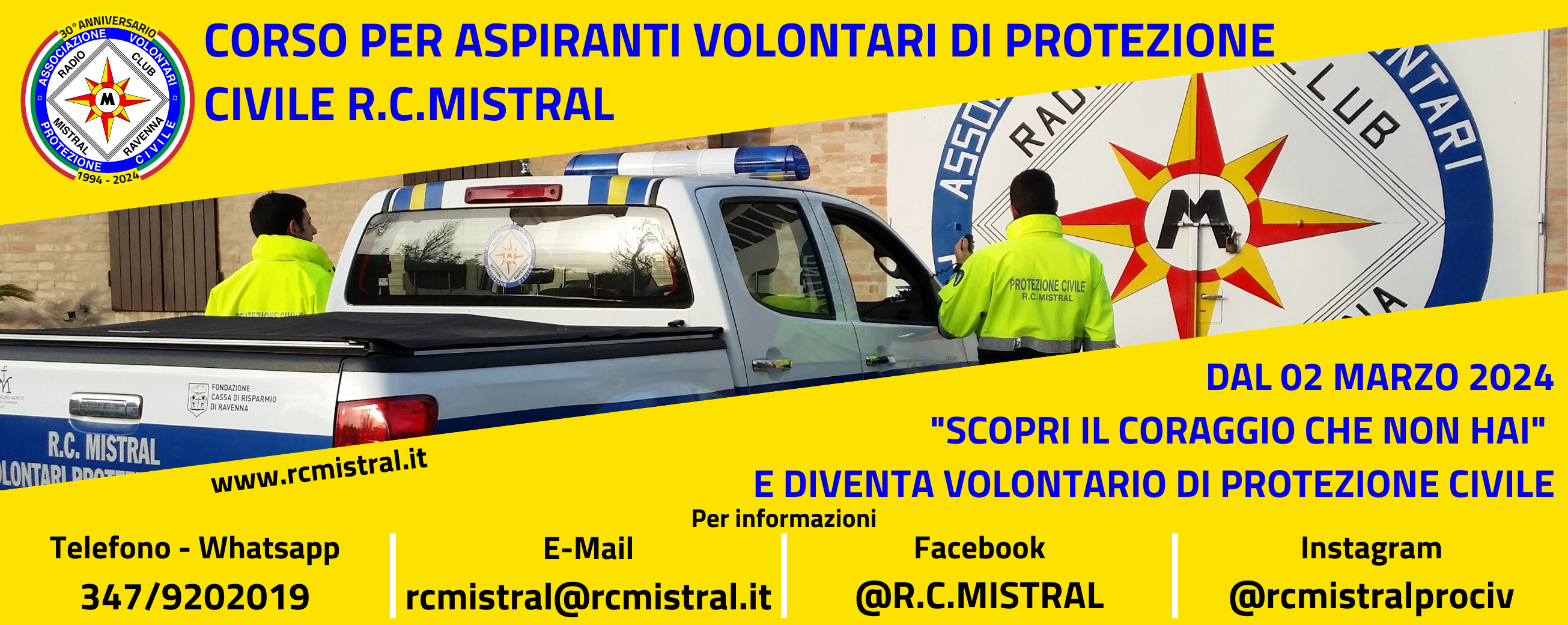 Corso Protezione Civile Radio Club Mistral